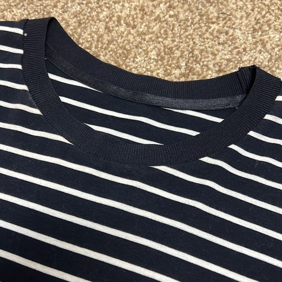 Embroidered Rose Striped Shirt - Picture 3 of 8